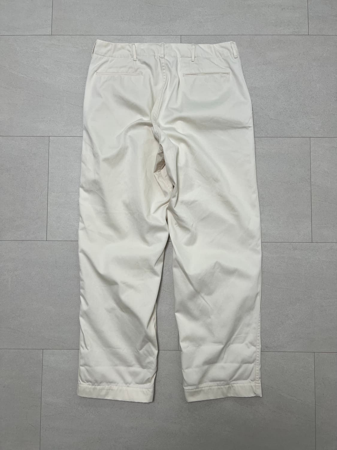 나나미카 와이드치노 팬츠 내추럴 칼러 34 상품이미지2