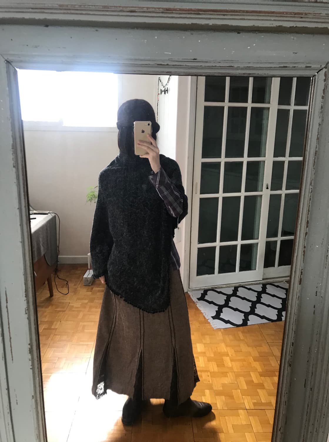 vintage wool lace skirt (26inch) 상품이미지4