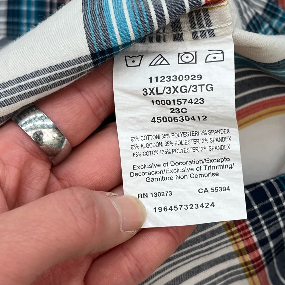 랭글러 투포켓 체크셔츠 r2246 상품이미지7