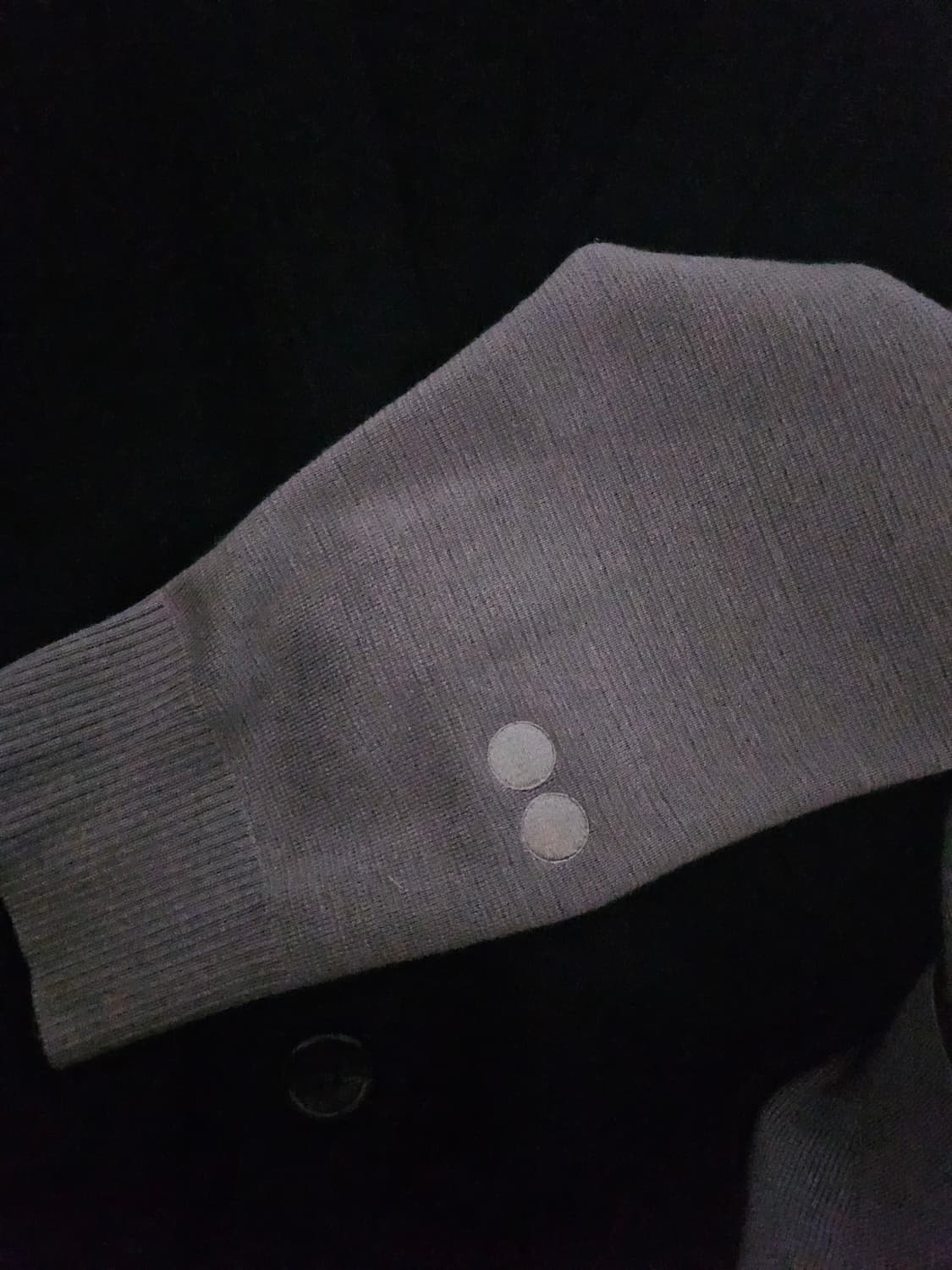 [거의 새것] 송지오옴므 반반 니트 가디건 48 상품이미지3