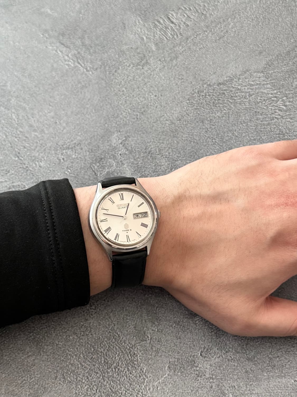 세이코 Seiko TYPE II 쿼츠 로만 인덱스 데이데이트 상품이미지4