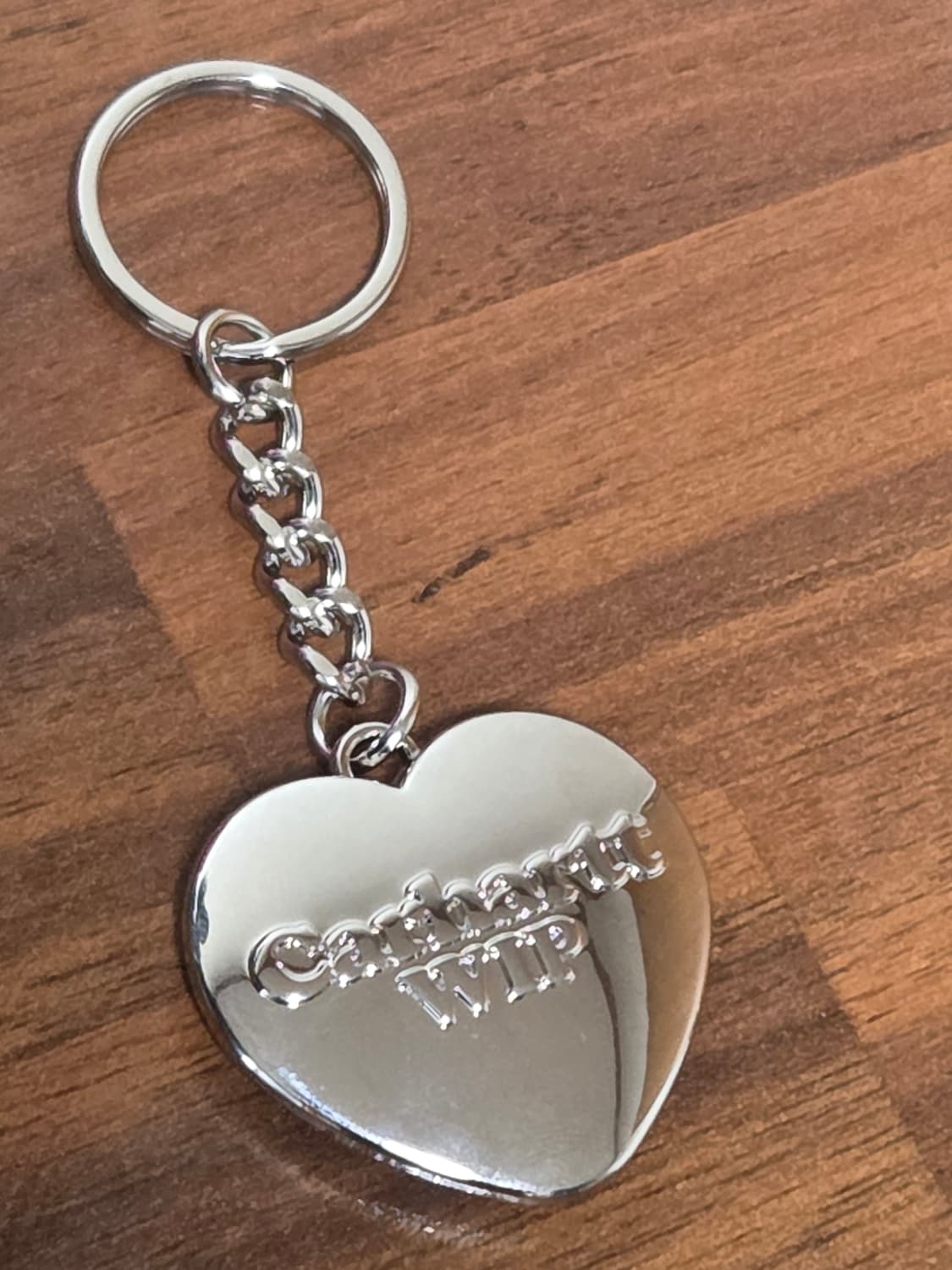 칼하트WIP 하트 키체인 HEART KEYCHAIN (Silver) 상품이미지1