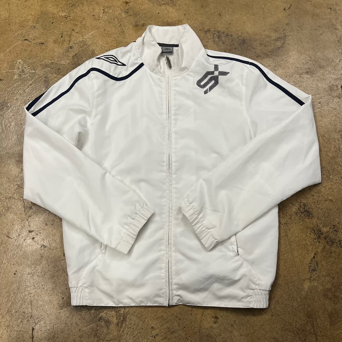 [정품/M] 엄브로 화이트 트랙 자켓 b15 상품이미지2