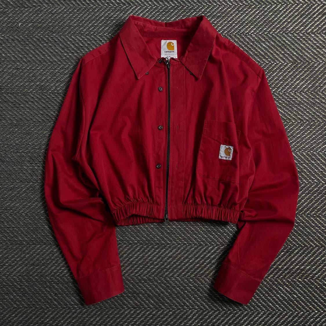 칼하트 크롭 리메이크 투웨이 셔츠 자켓o 4344 상품이미지1