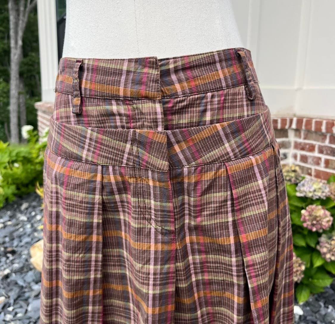 유럽 빈티지 체크 스커트 상품이미지3