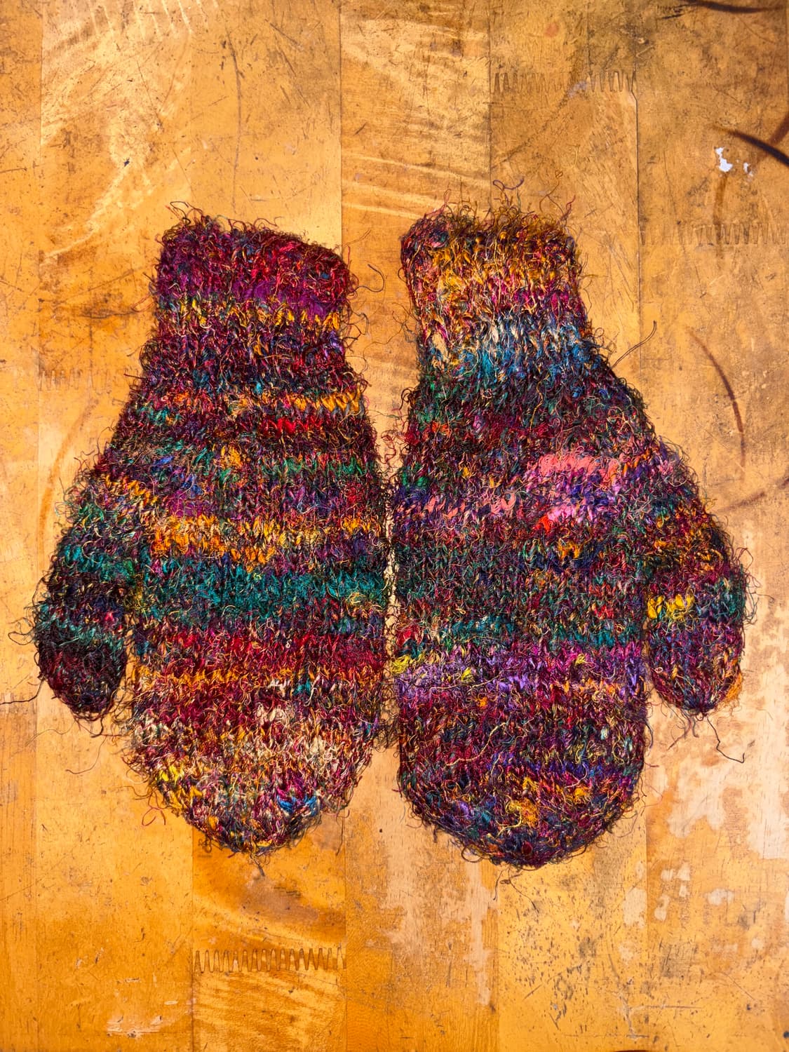 핸드메이드 니트 벙어리 장갑 상품이미지1