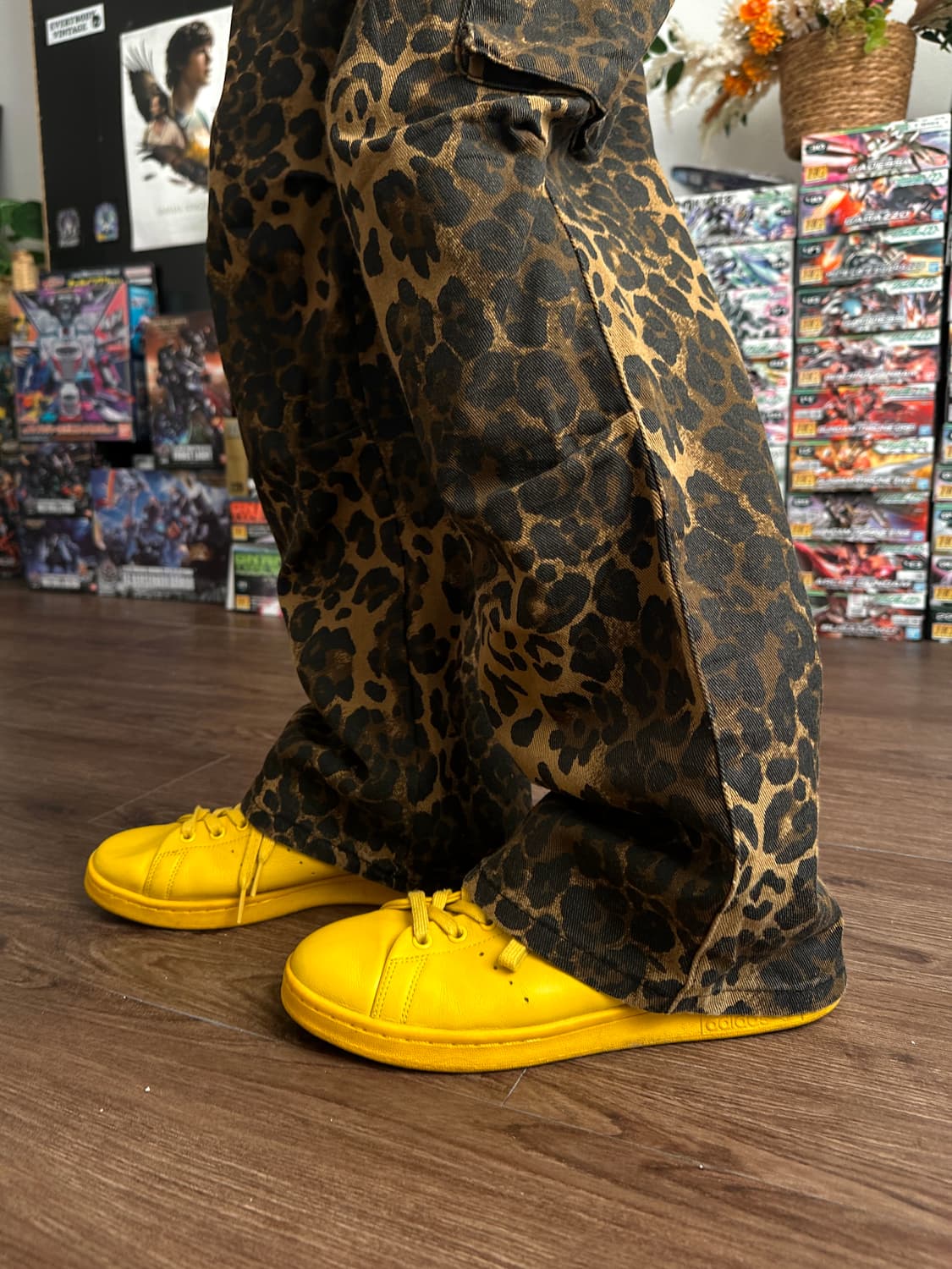 올오버 레오파드 카펜터 팬츠 상품이미지1