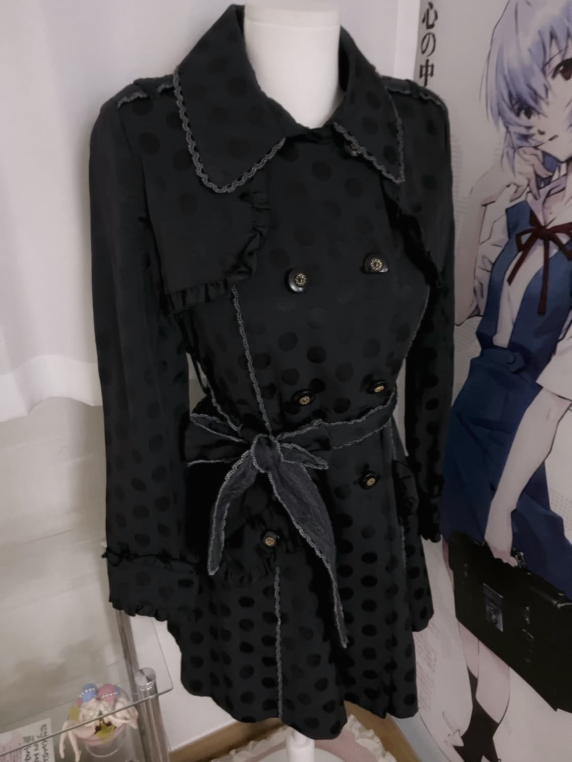 엑시즈팜 오네갸루 히메갸루 세실맥비 트랄라라 도트 레이스 코트 짜잔씨 상품이미지1