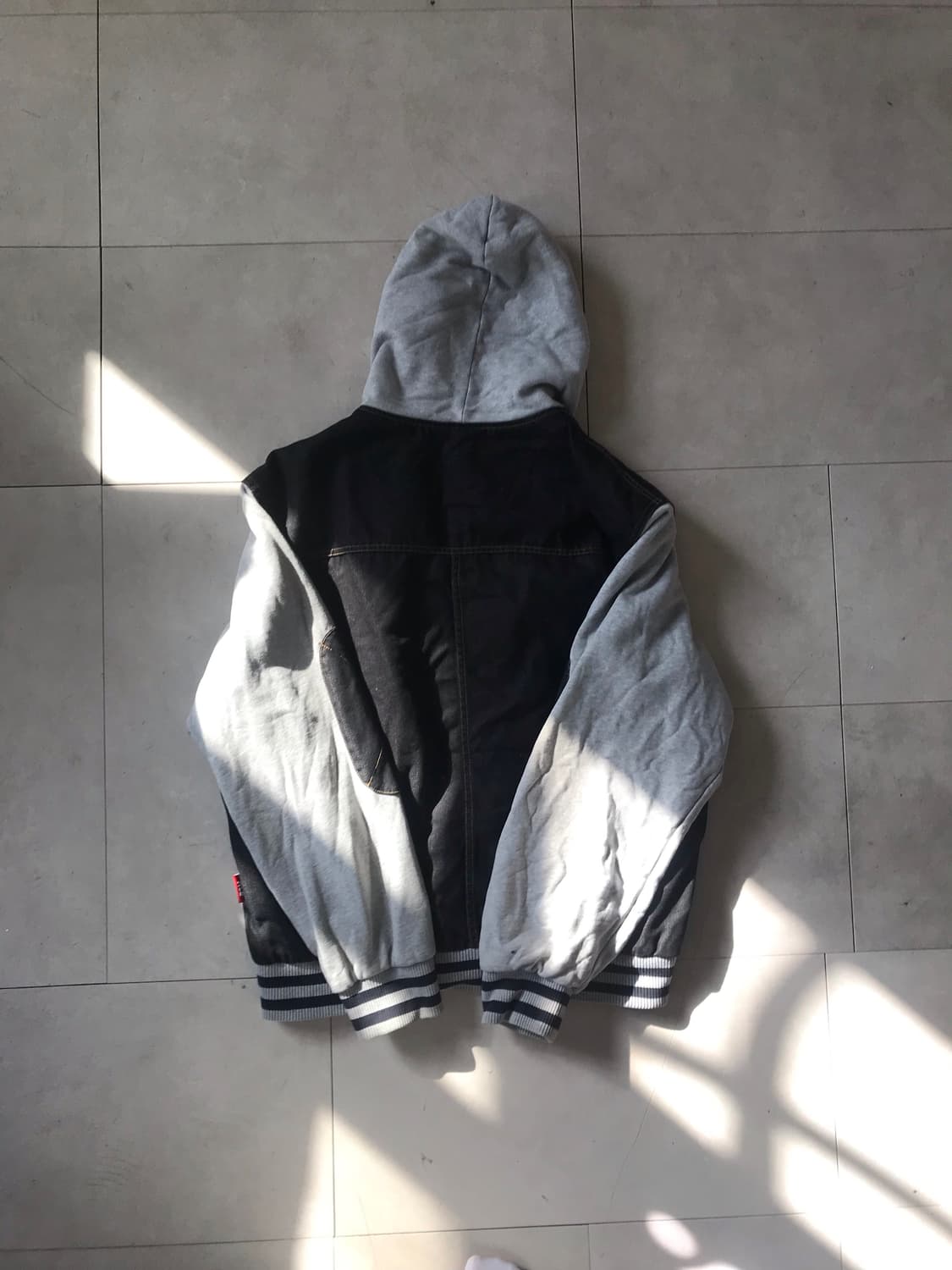 MLB 오버핏 데님 바시티 자켓 상품이미지7