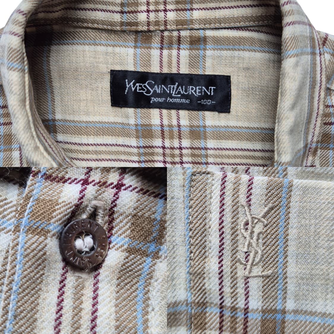 [100] 입생로랑 체크셔츠 상품이미지9