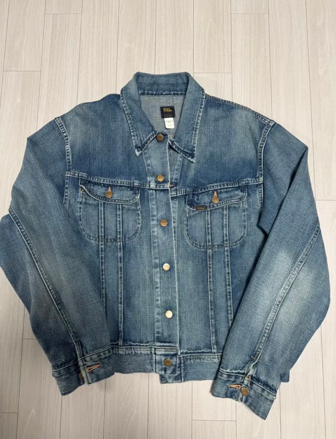 더블알엘 lot271 리랜드 데님자켓 xl 상품이미지1