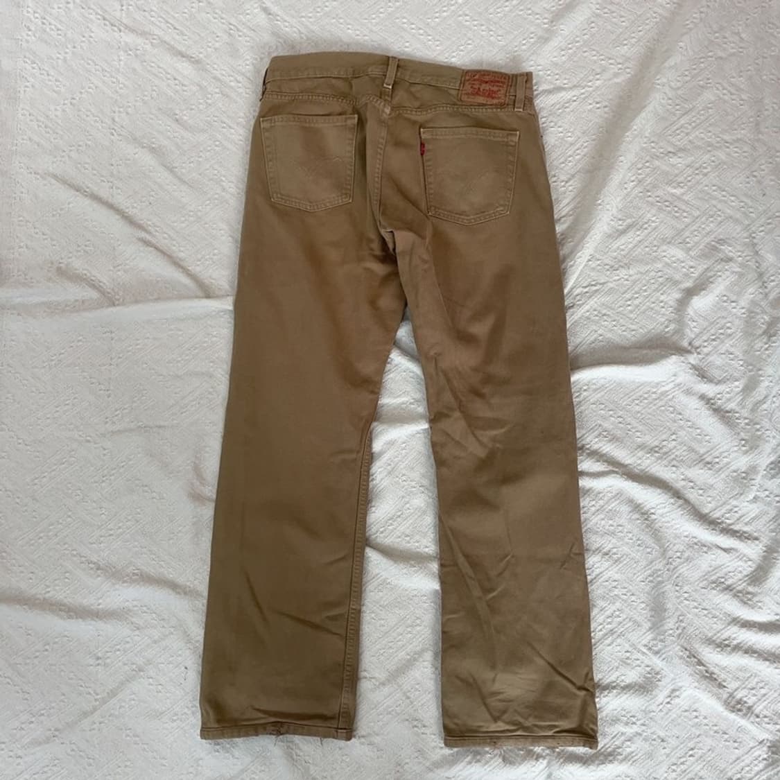 [34인치] 리바이스 514 빈티지 슬림 스트레이트 베이지 팬츠 상품이미지2