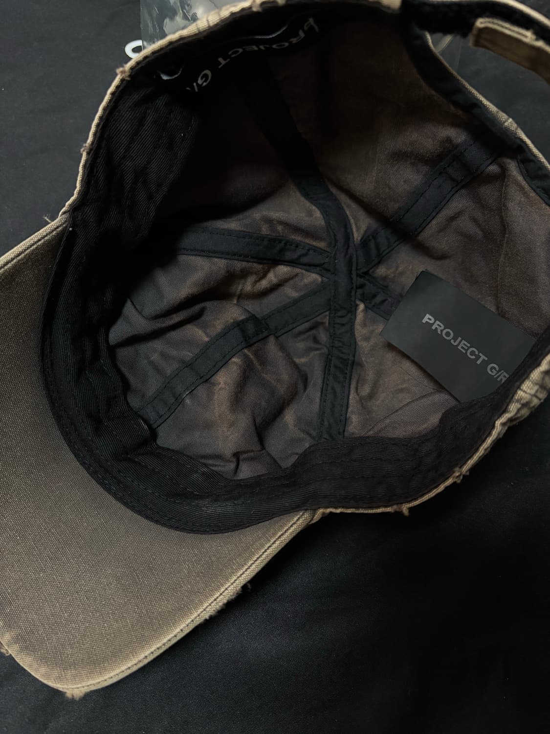 project g/r 도네이션 캡 상품이미지2