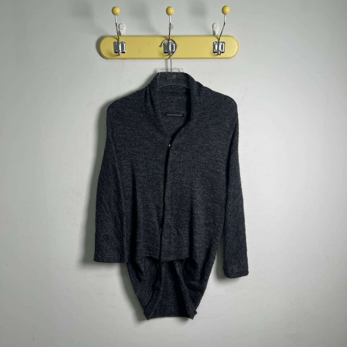 Y's 요지야마모토 차콜 모헤어 울가디건 3 상품이미지1