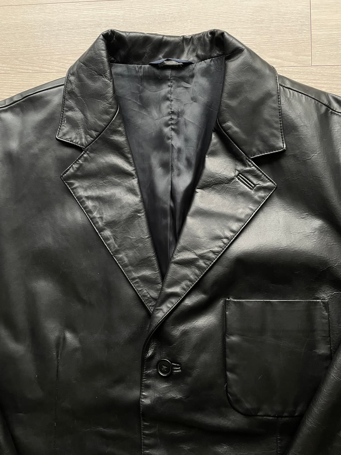 90s 올드갭 레더 블레이저 자켓 상품이미지3