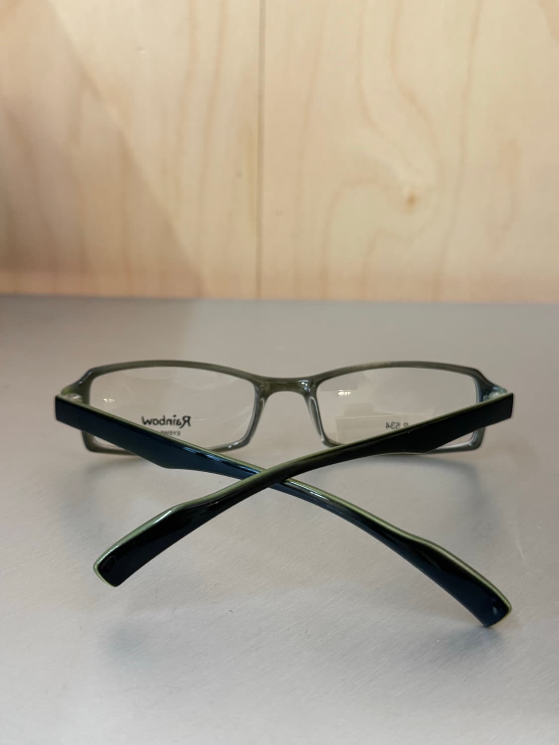 올리브 그린 포인트 스퀘어 프레임 상품이미지3