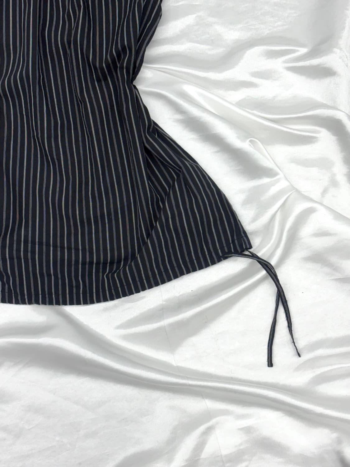 Striped High Neck Sleeveless Top  상품이미지8