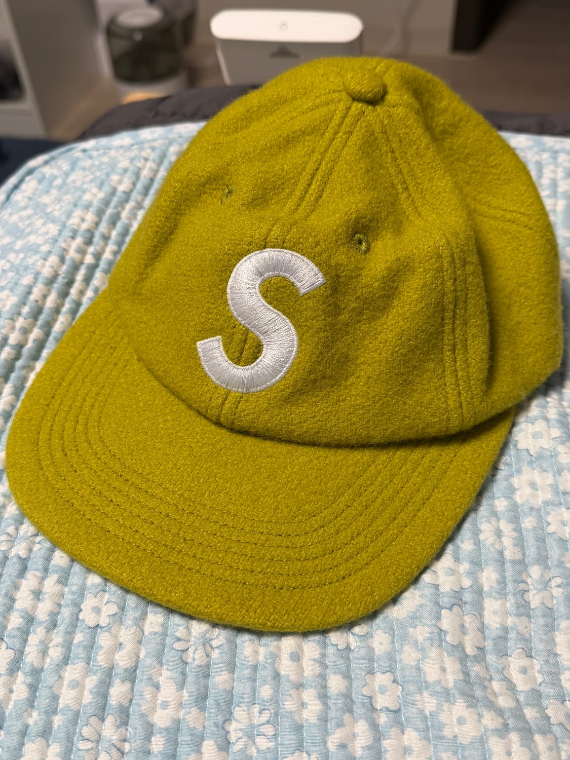 슈프림 s로고 울 볼캡 모자 상품이미지1