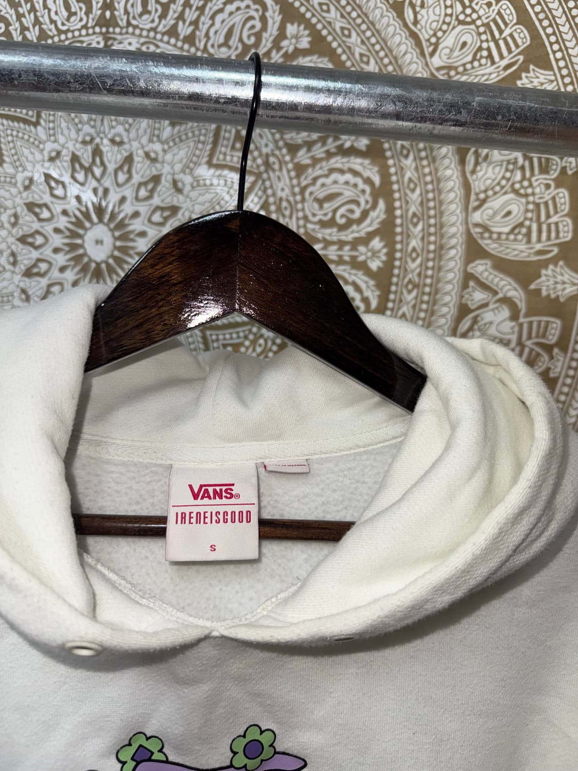 반스 x 아이린이즈굿 체커보드 후드티  상품이미지6