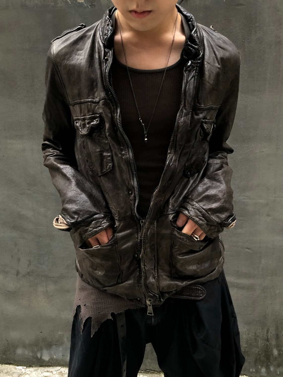 조르지오 브라토 아티잔 레더 자켓 상품이미지3