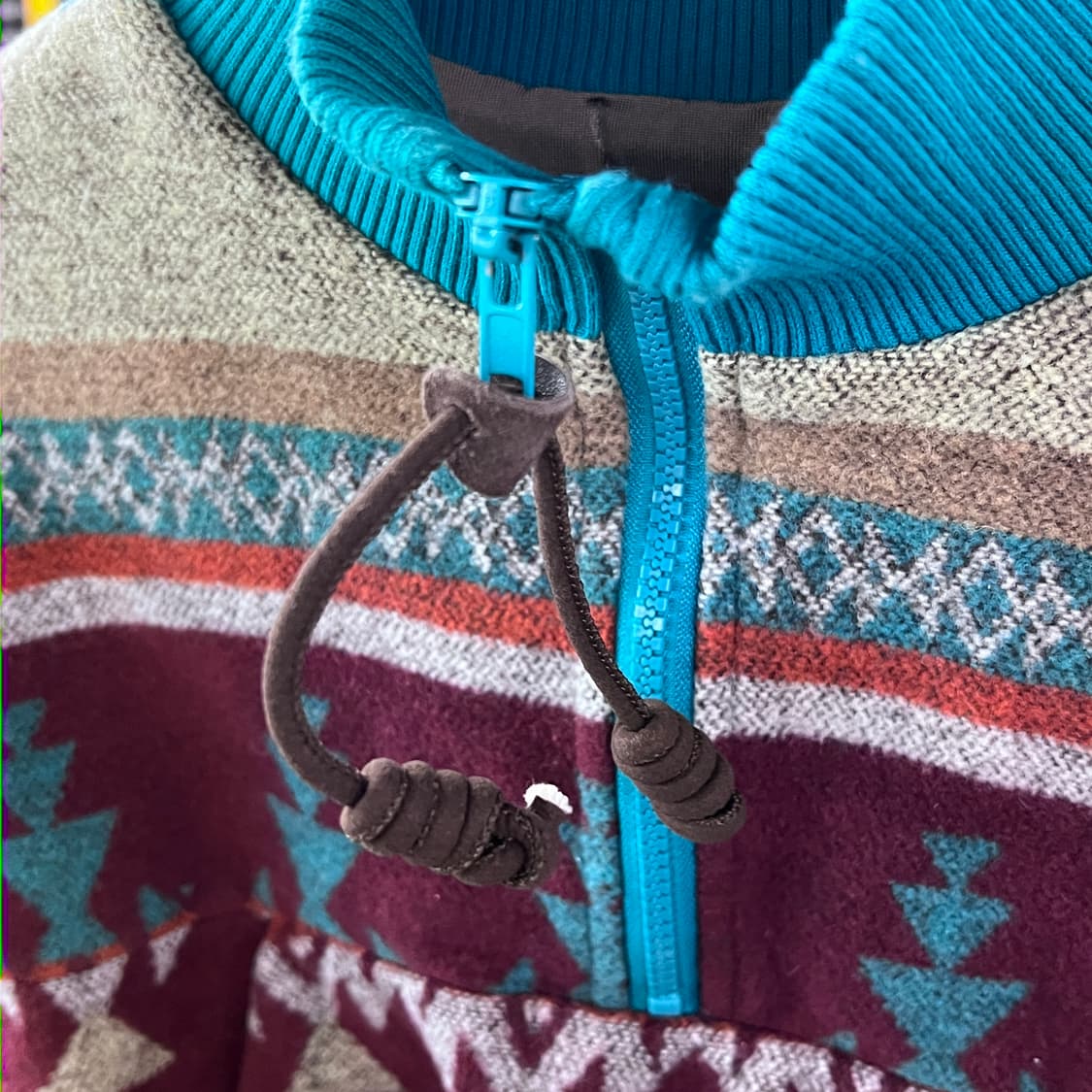 빈티지 하프집업 노르딕 크롭맨투맨 상품이미지5