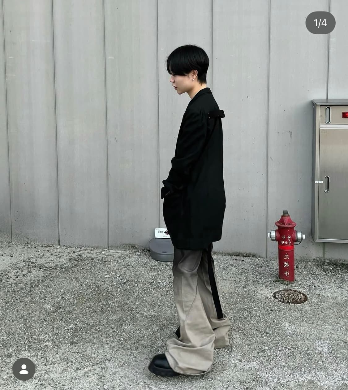 릭오웬스 바이어스컷 그라데이션 팬츠 상품이미지2
