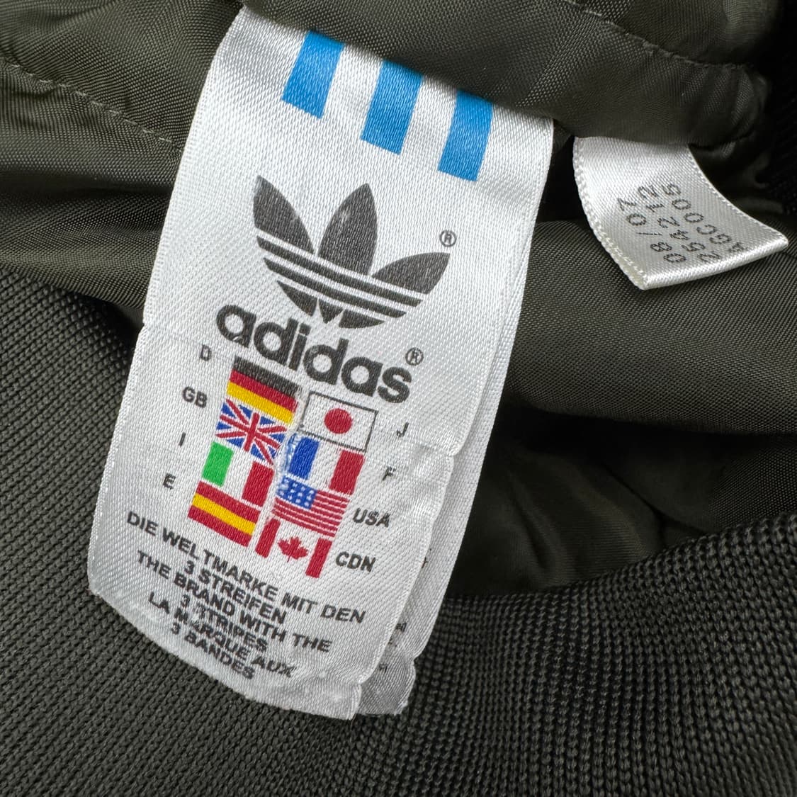 아디다스 카키 파이어버드 봄버 점퍼 자켓 상품이미지6