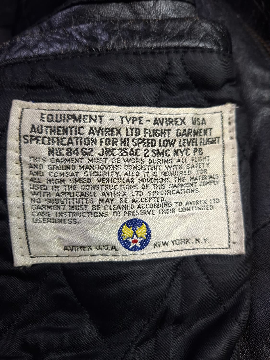 오리지날 80's 아비렉스 리얼레더 라이더자켓 상품이미지6