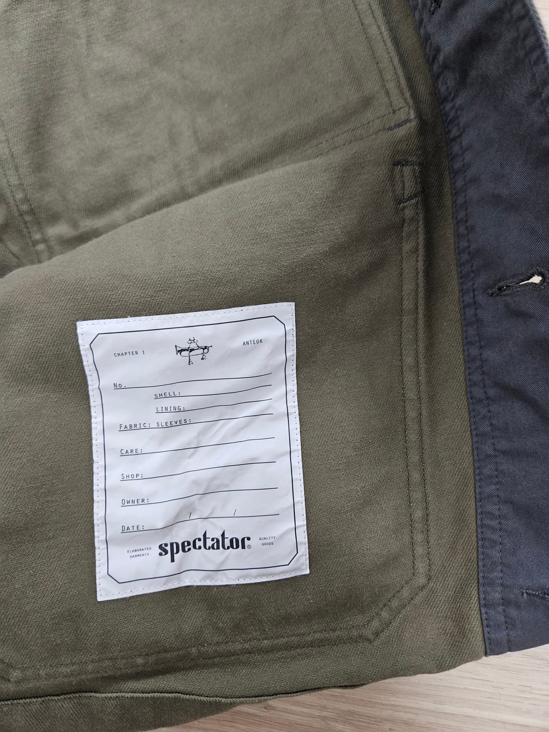 스펙테이터 크루저자켓 올리브드랩서비스 ods 헌팅자켓 상품이미지9