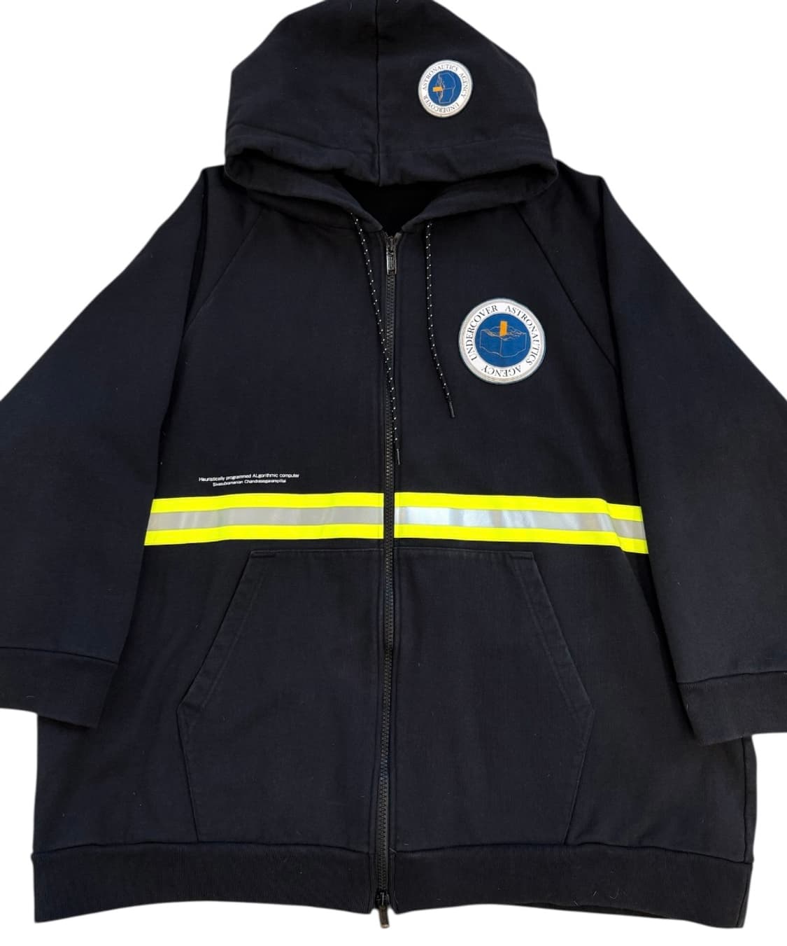 언더커버 18AW 블랙 아스트로넛츠 에이전시 후드집업 상품이미지3