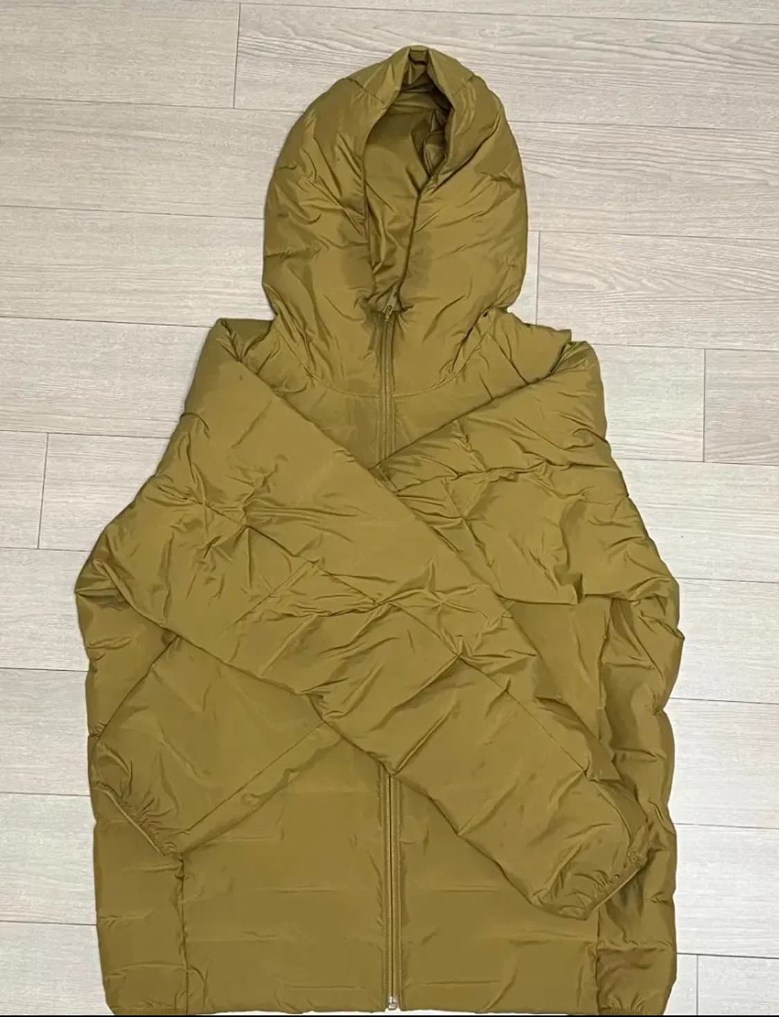 유니클로 퍼프테크 파카 옐로우 / L 상품이미지2