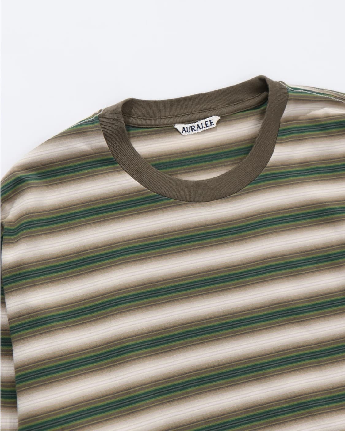 AURALEE — Gradient Stripe Jersey L/S Tee 상품이미지6