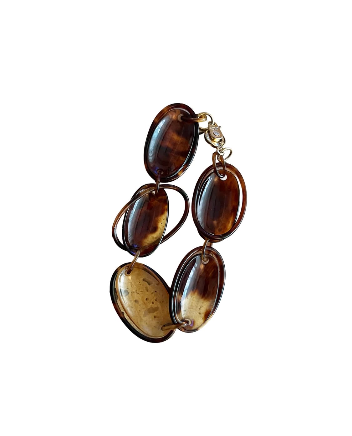 VINTAGE tortoise oval bracelet 상품이미지1