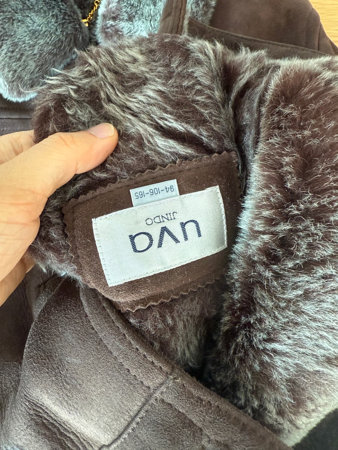 uva 진도 리얼 램스킨퍼 무스탕 상품이미지8