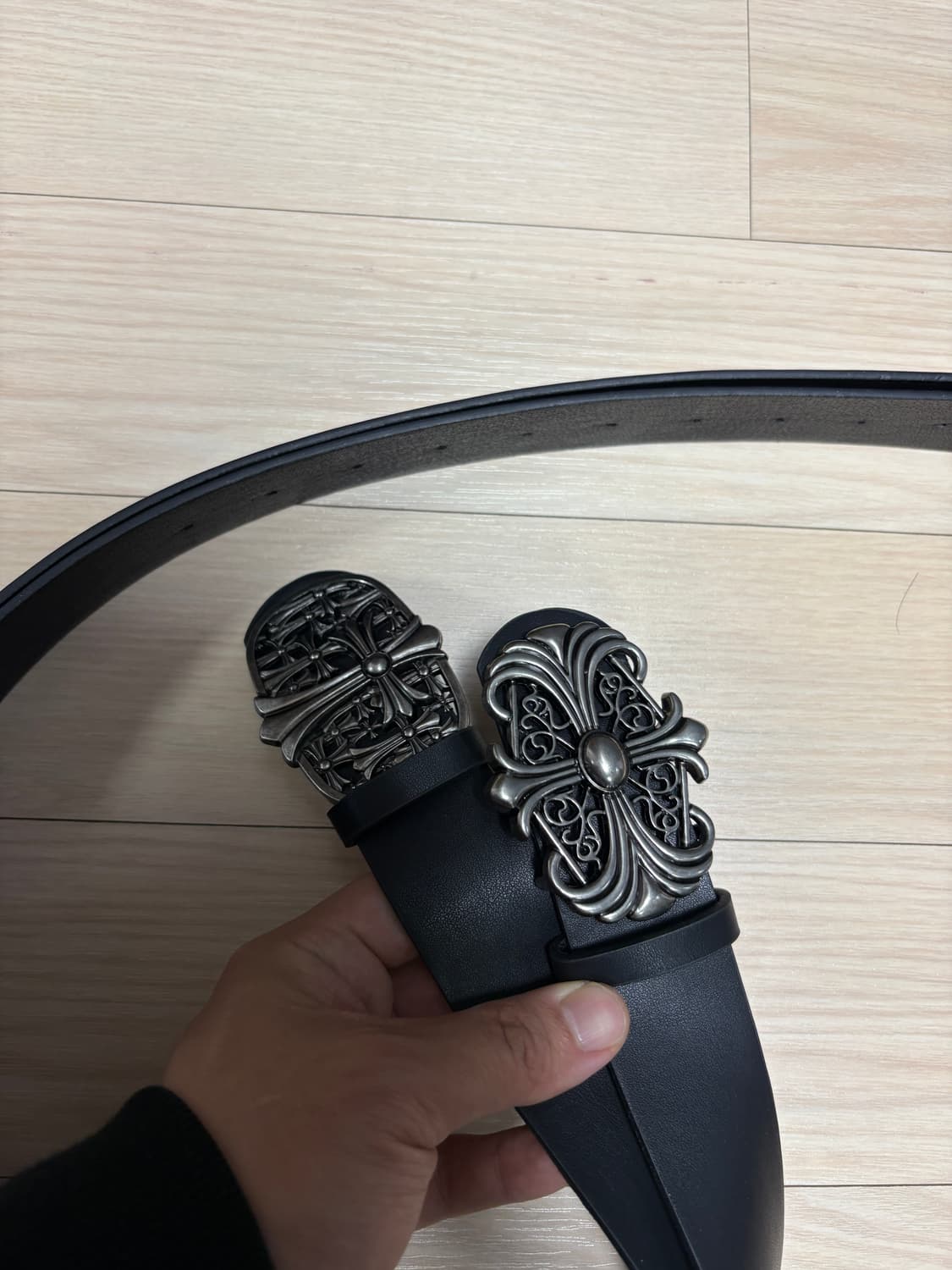 레더실버허리띠 상품이미지2