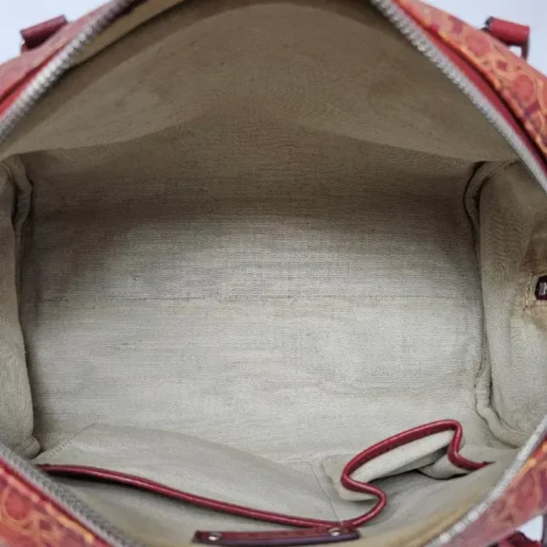 셀린느 마차 패턴 보스턴백 레드 상품이미지4