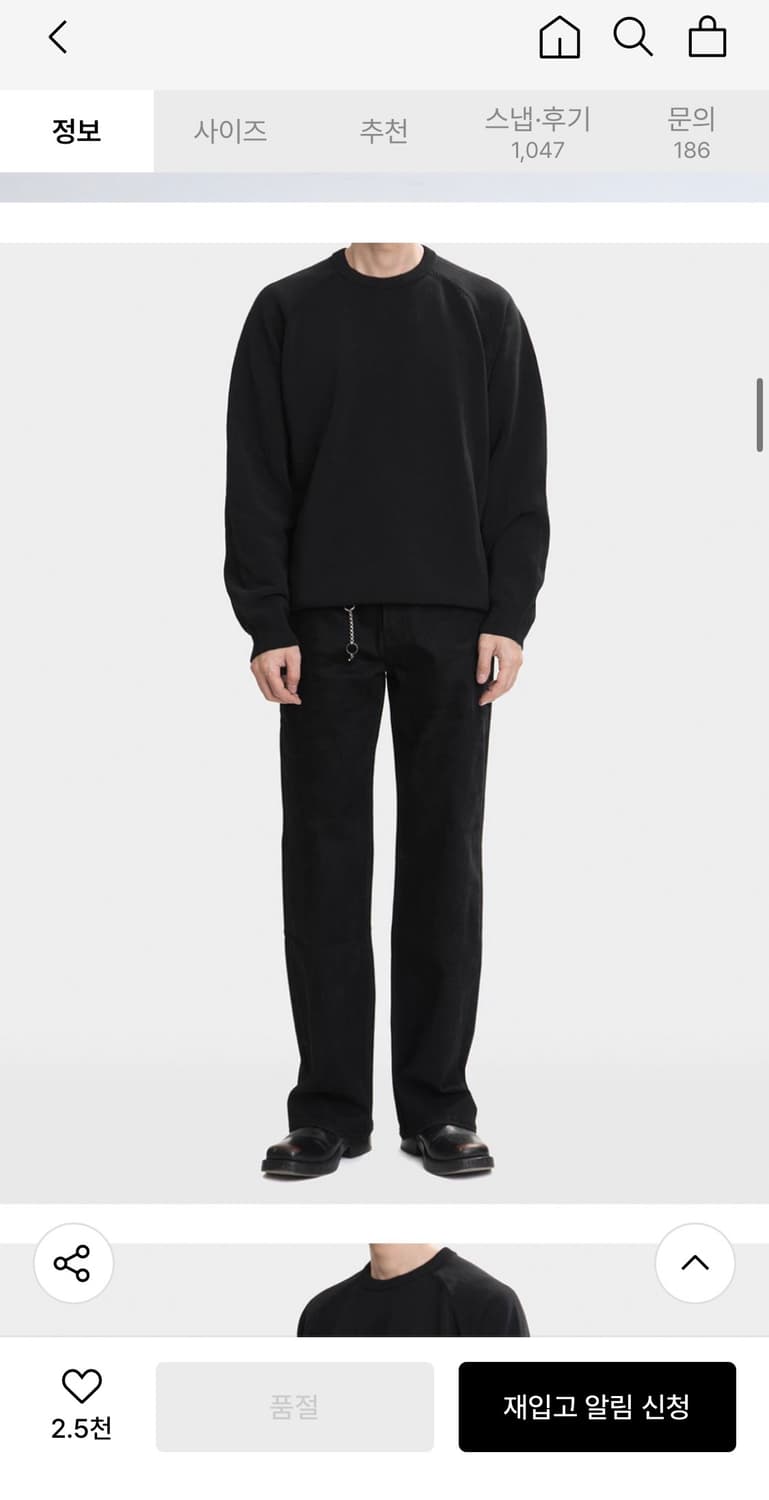 모드나인 Angel Crow -MOD7 블랙 사이즈 30~31 실착3회 상품이미지2