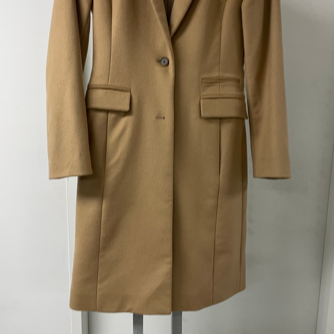 휴고보스 베이지 롱 코트 34(W) 상품이미지3