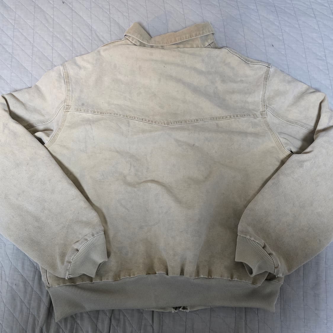 [XXL] 00s 빈티지 칼하트 산타페 j14 WET 트래쉬드 워크자켓 상품이미지5