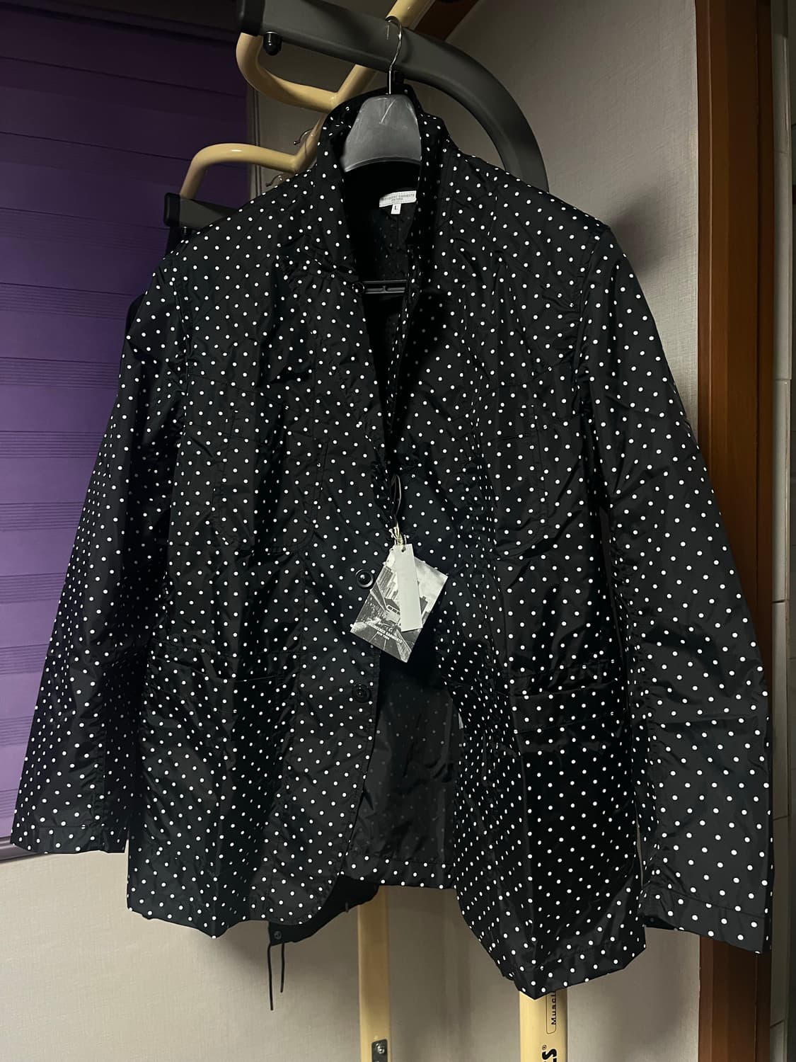 엔지니어드가먼츠 26ss 도트 베드포드 블랙 L 상품이미지1