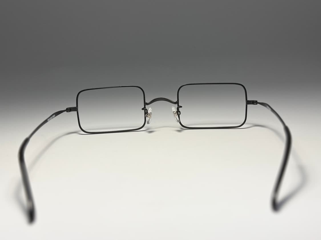 EFFECTOR 이펙터 새들 스퀘어 매트블랙 티타늄 일본제 안경 0104 상품이미지6