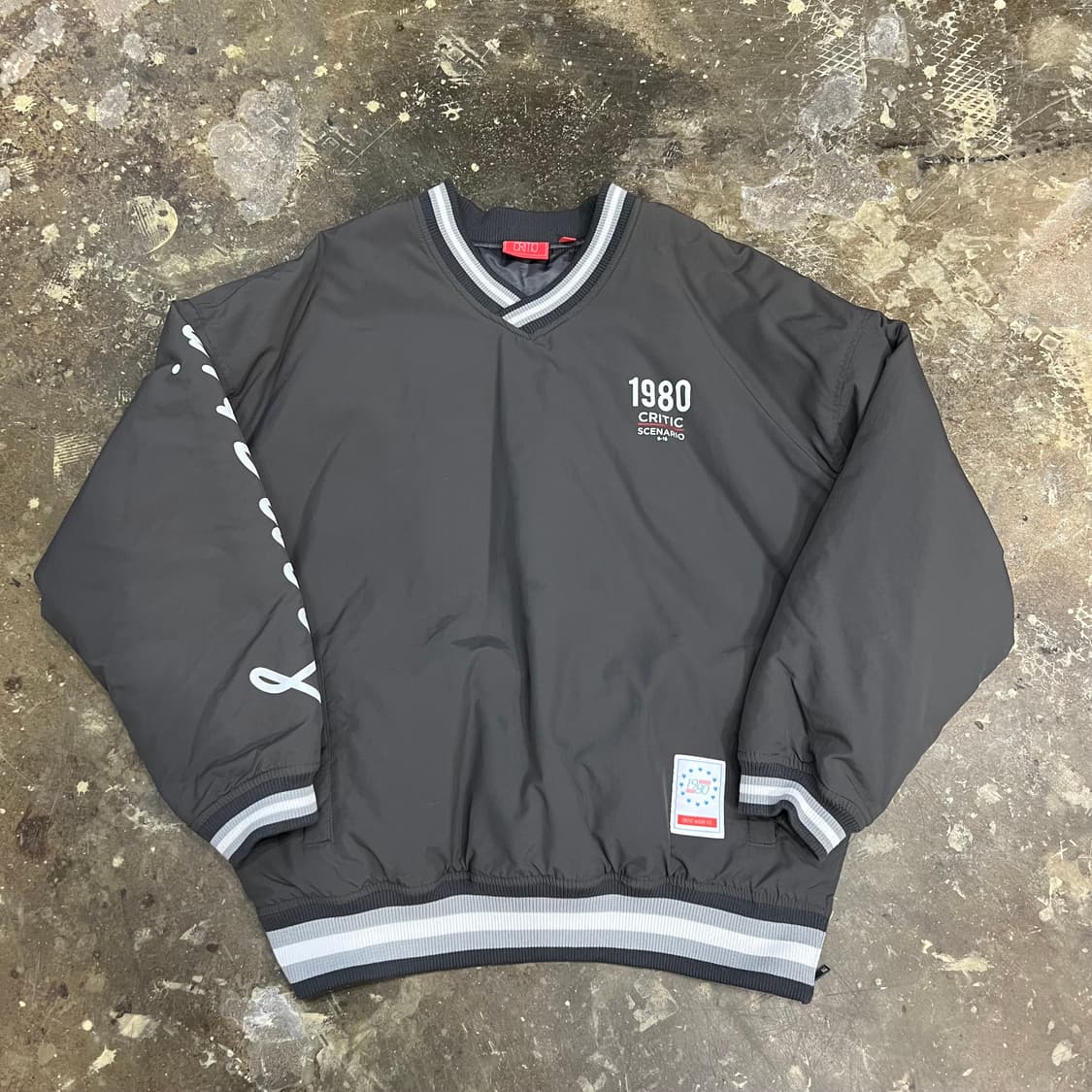 L) 크리틱 아노락 브이넥 방풍 누빔패딩자켓 상품이미지1