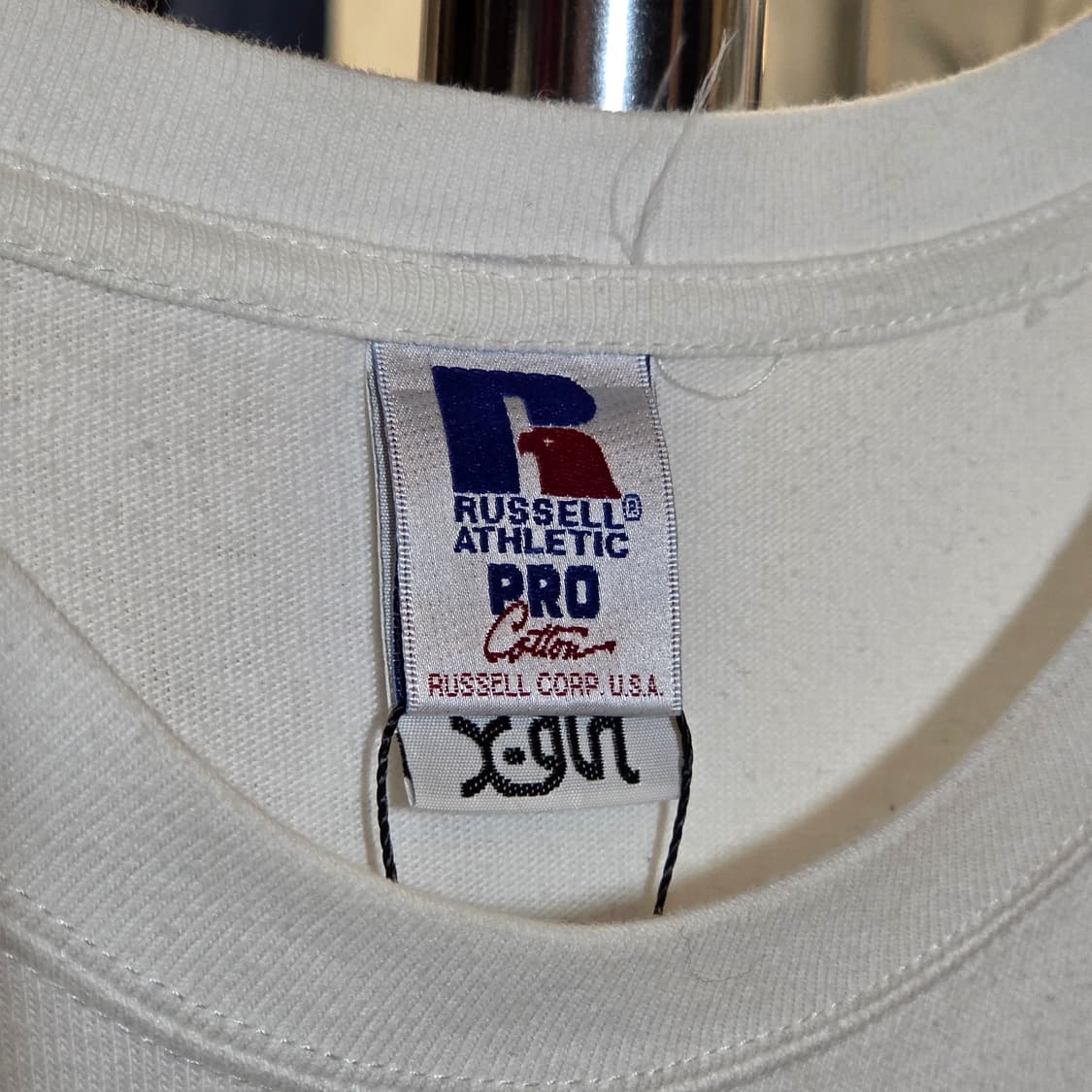 러셀 x 엑스걸 화이트 프린팅 반팔 상품이미지8