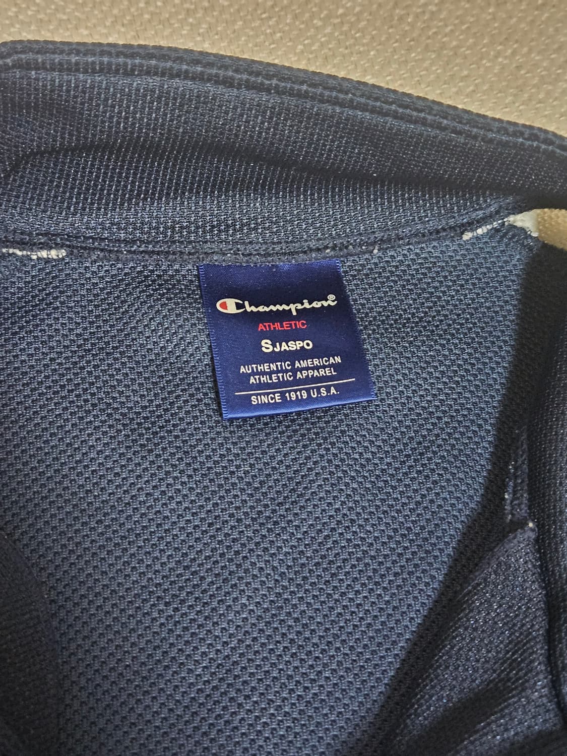 챔피온 JASPO 트랙탑 네이비 상품이미지4