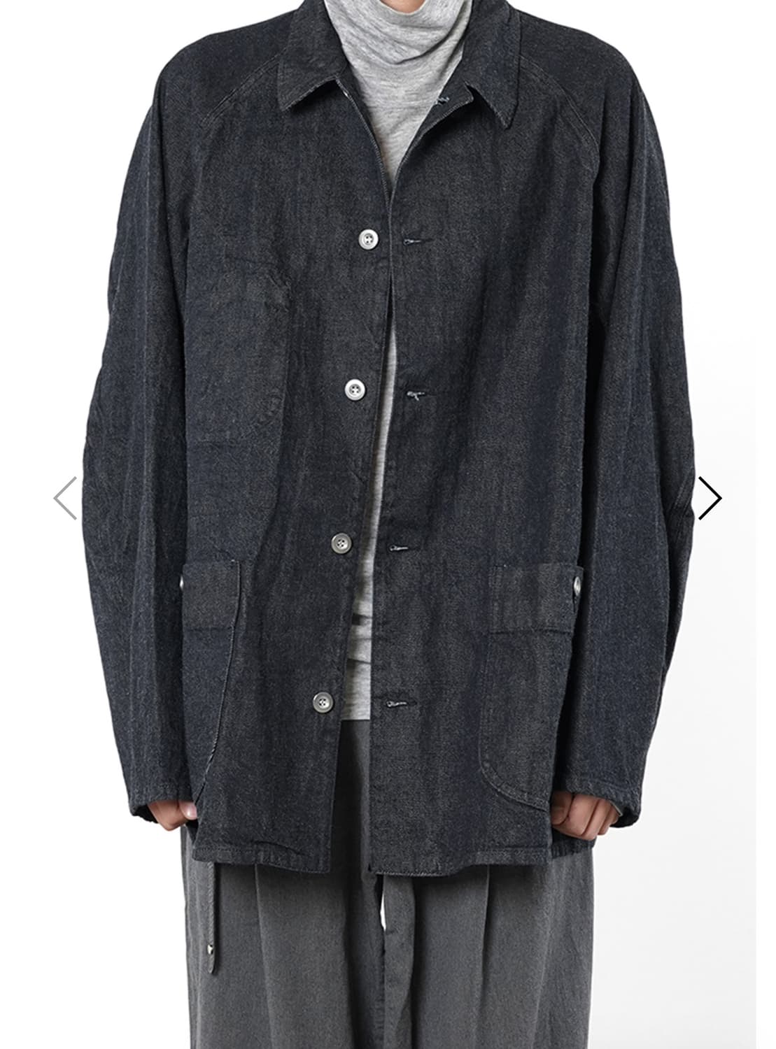 이얼즈어고 INDIGO OKAYAMA COTTON WASHED 워크자켓 상품이미지1
