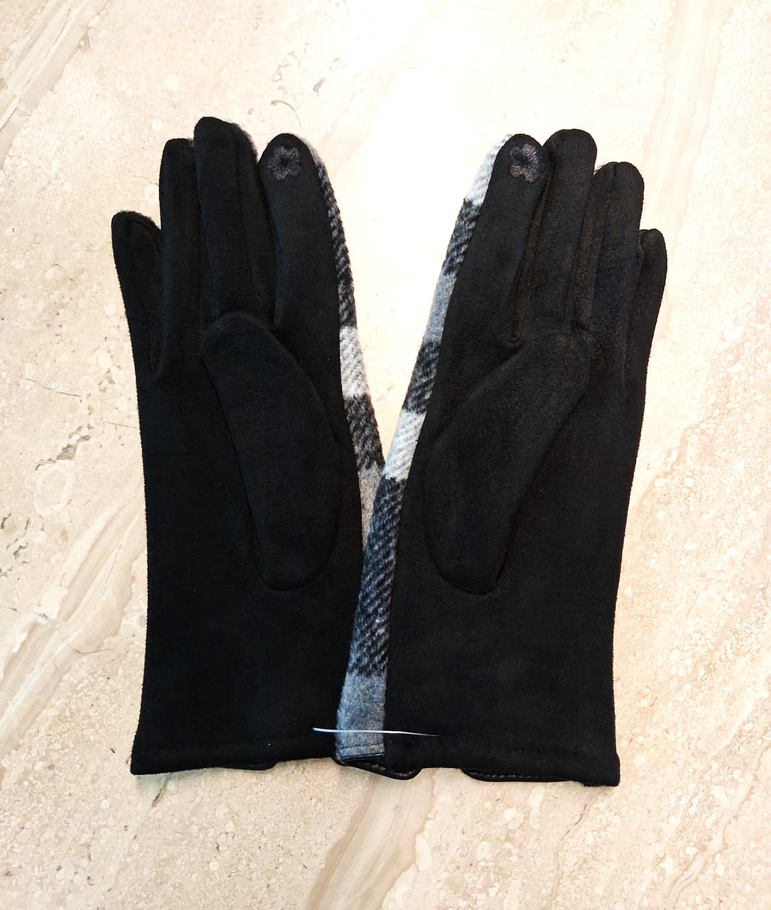 여성용 그레이 체크 장갑 2번 (새상품) 상품이미지6