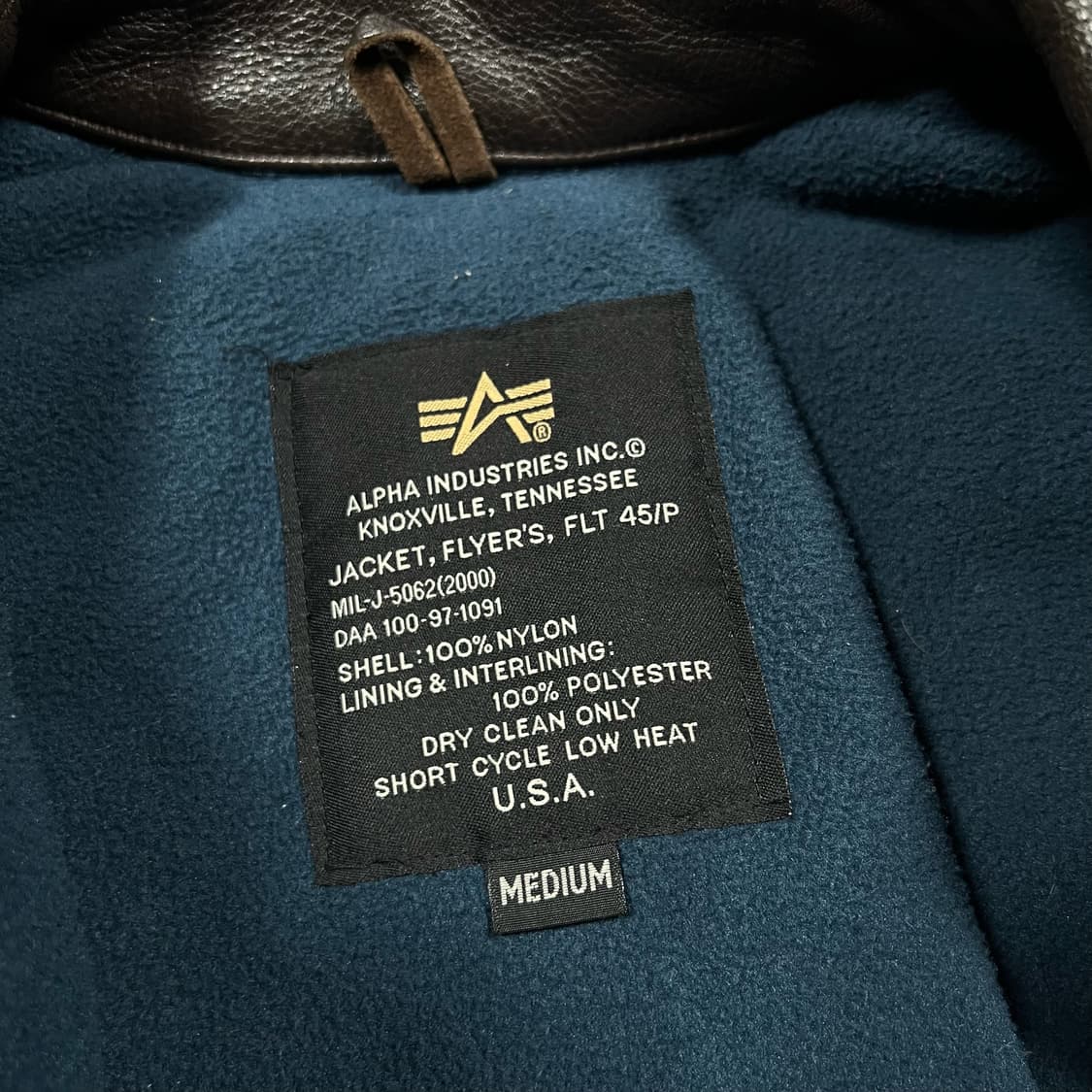 알파 인더스트리 FLT45P 패치 자켓 상품이미지6
