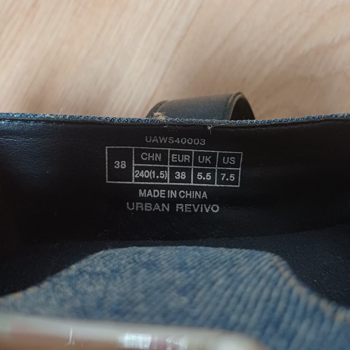 urban revivo 어반레비보 통굽슈즈240(택포) 상품이미지10