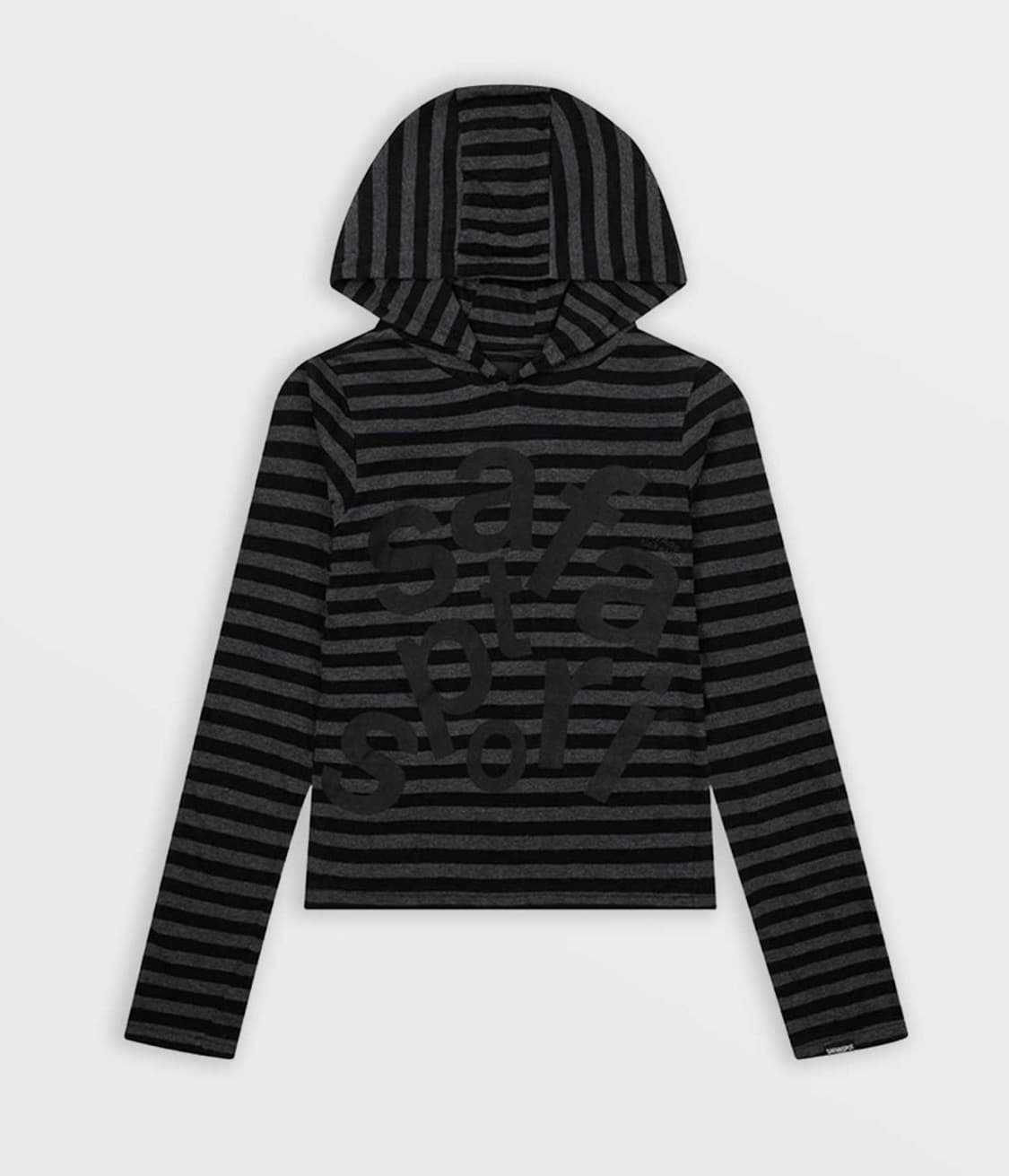 1/2 Ticketing Stripe Border Hoodie 상품이미지1