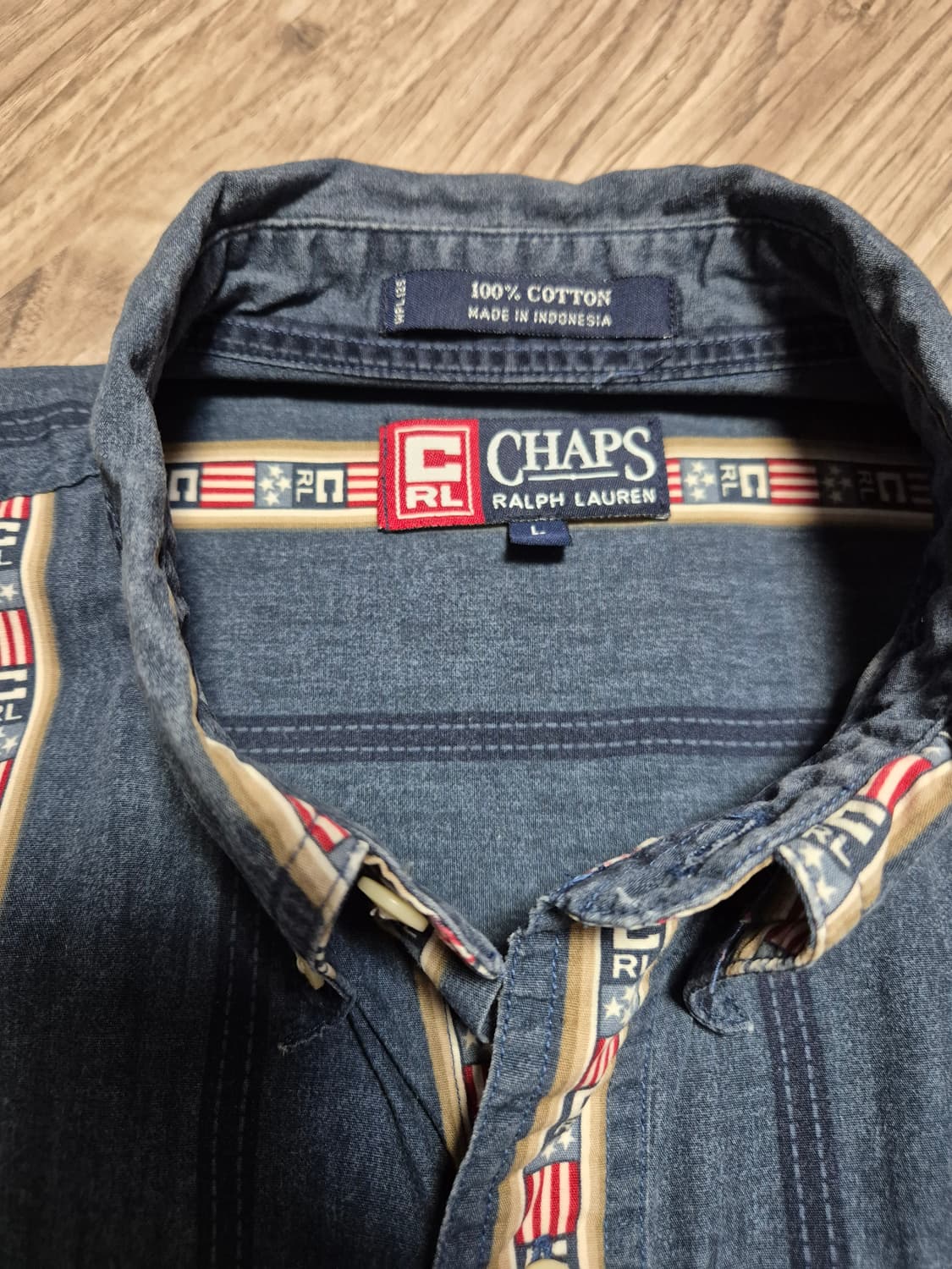 90s 챕스 랄프로렌 데님 셔츠 상품이미지4